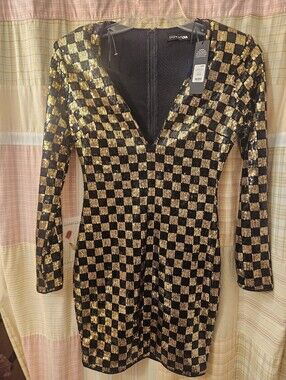 womans fashin nova sequin mini dress